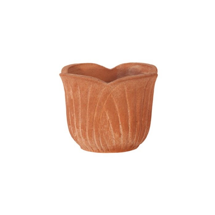 Lotus Flower Terracotta Mignon Vase